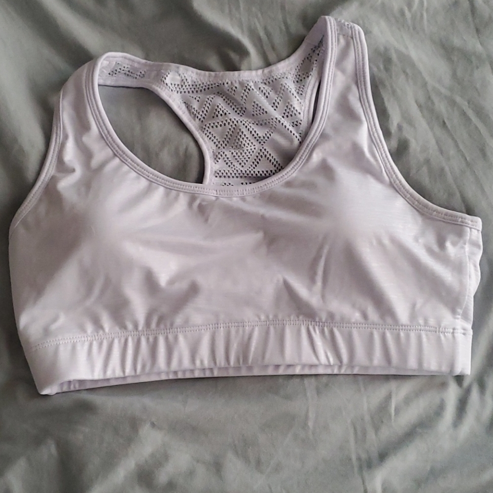 Zyia White Bomber Bra